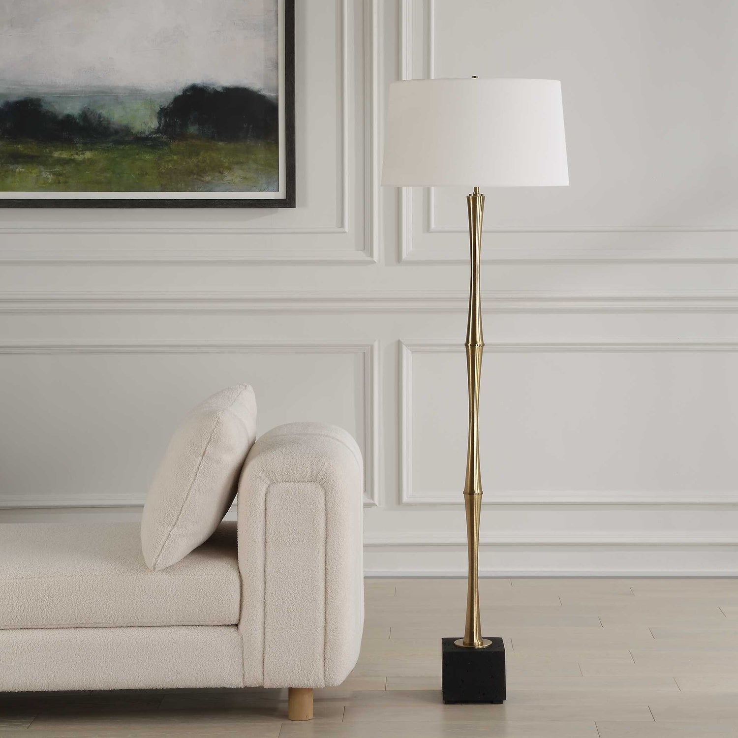 UTTERMOST, SHINO ANTIQUE FLOOR LAMP, FLOOR LAMP
