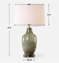 UTTERMOST, CHIANTI OLIVE TABLE LAMP, TABLE LAMPS