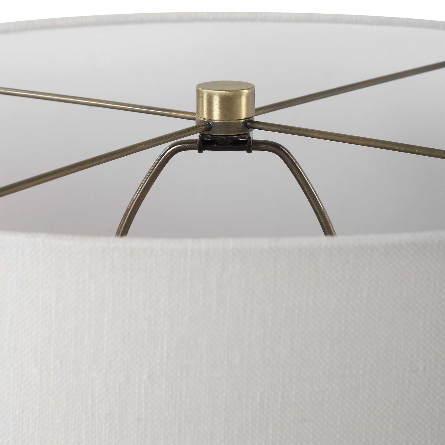 UTTERMOST, CRIMP RIBBED TABLE LAMP, TABLE LAMPS