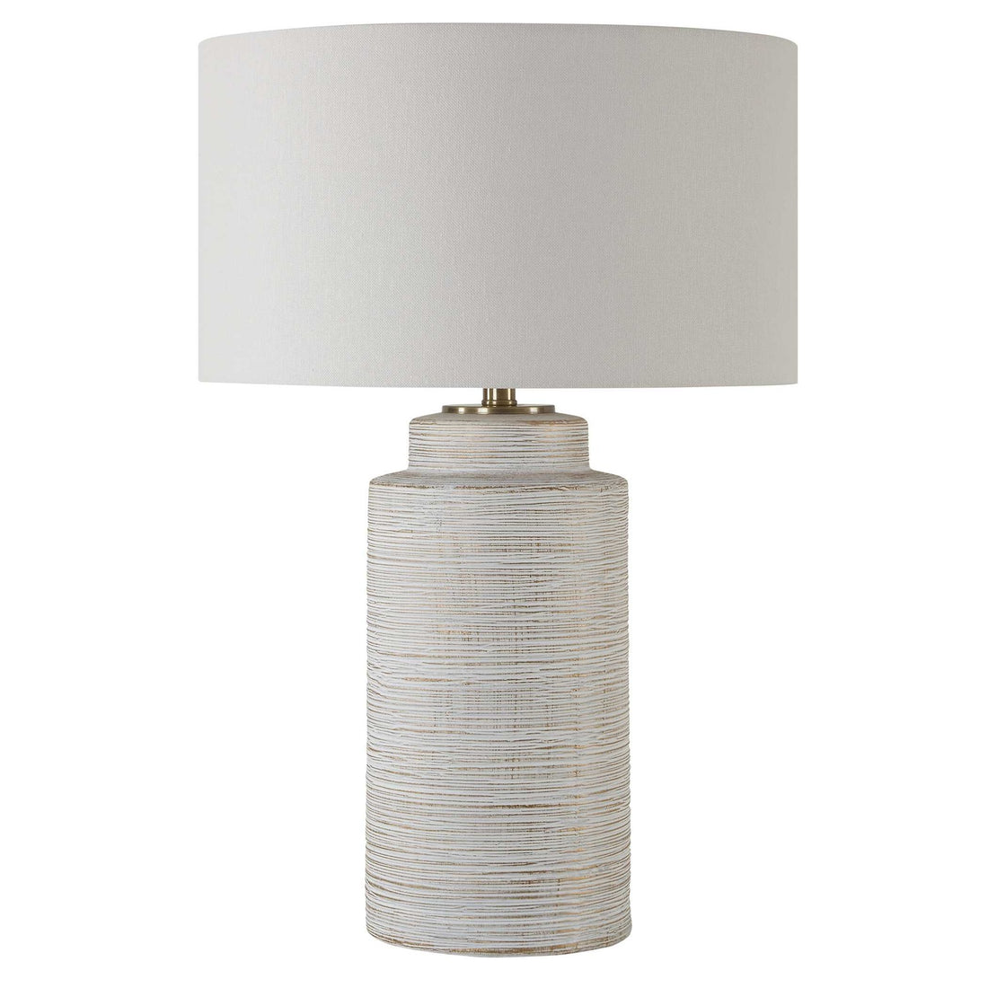 UTTERMOST, CRIMP RIBBED TABLE LAMP, TABLE LAMPS
