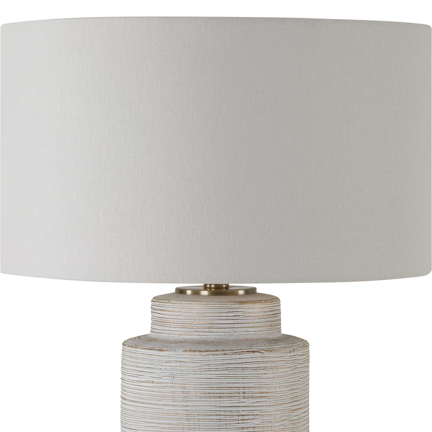 UTTERMOST, CRIMP RIBBED TABLE LAMP, TABLE LAMPS