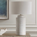 UTTERMOST, CRIMP RIBBED TABLE LAMP, TABLE LAMPS