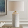 UTTERMOST, CRIMP RIBBED TABLE LAMP, TABLE LAMPS