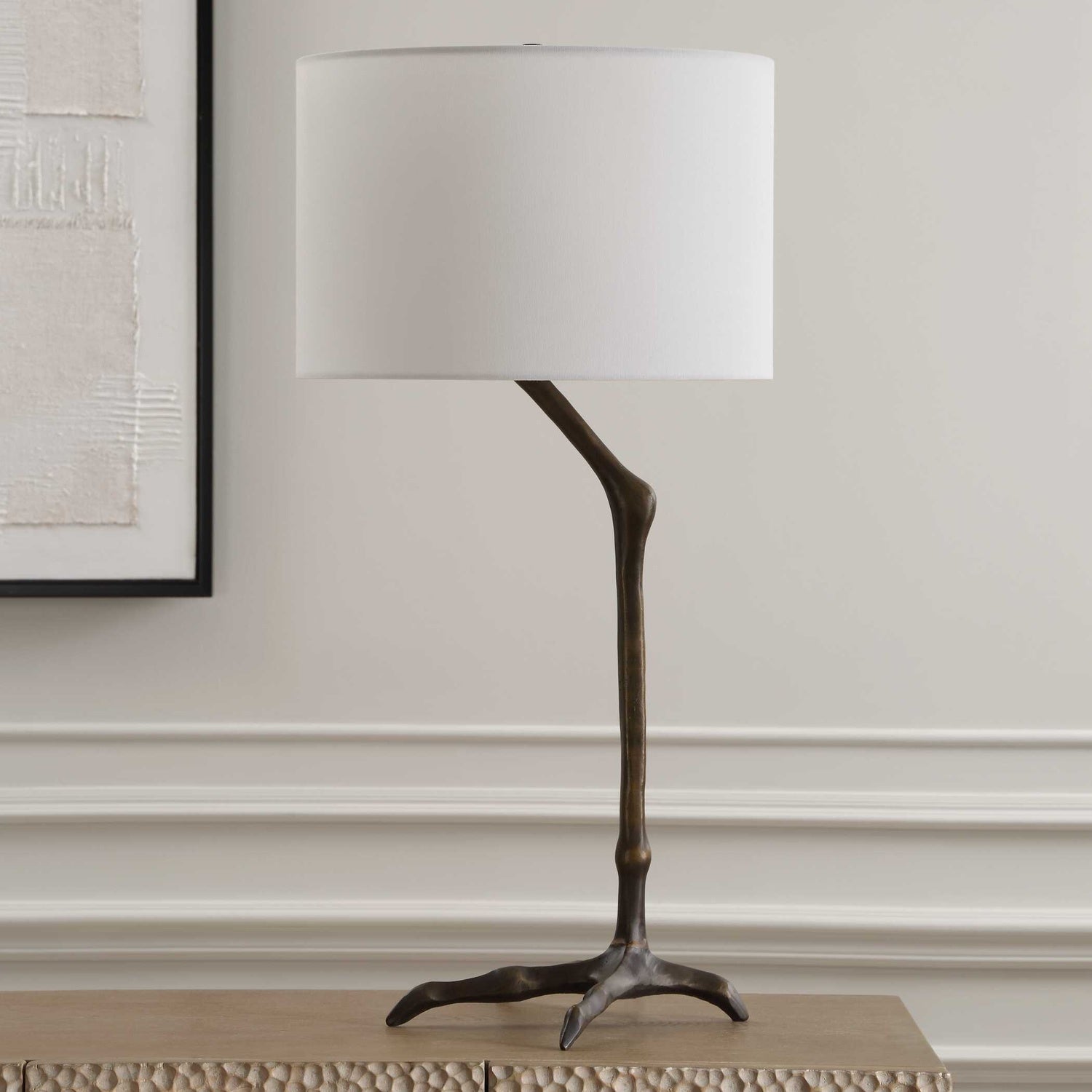 UTTERMOST, PERCH BIRD-LEG TABLE LAMP, TABLE LAMPS