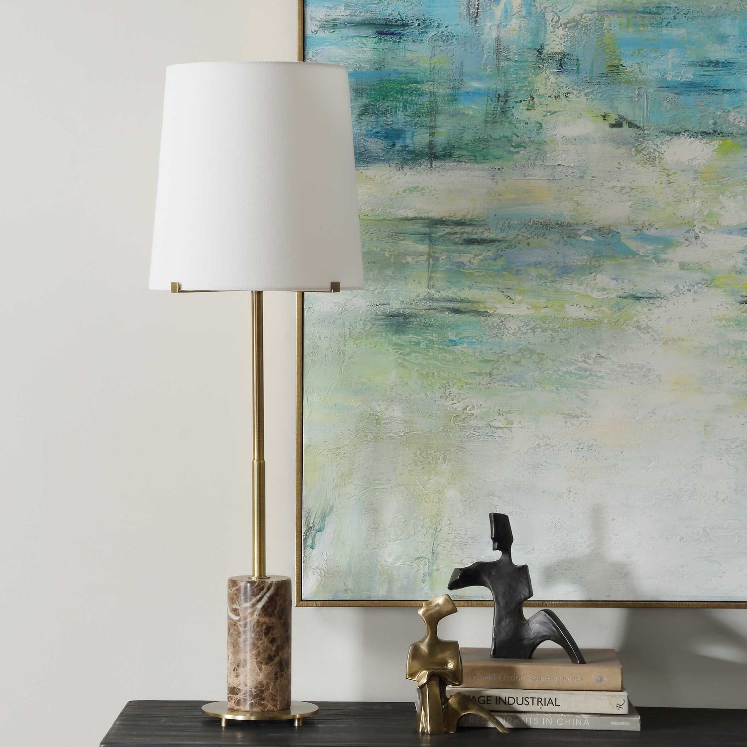 UTTERMOST, SEPIA BUFFET LAMP, TABLE LAMPS