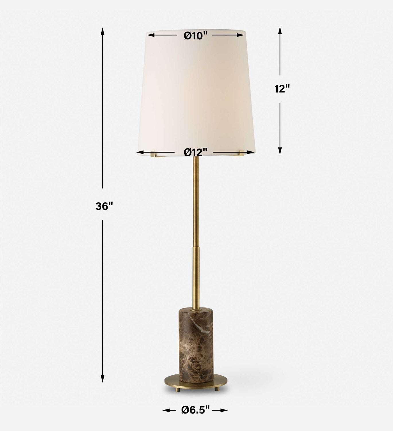 UTTERMOST, SEPIA BUFFET LAMP, TABLE LAMPS