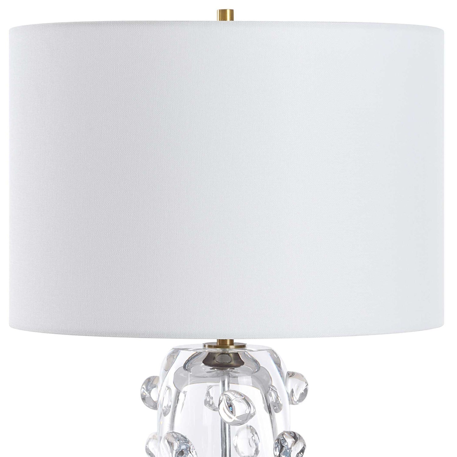 UTTERMOST, AURA CLEAR TABLE LAMP, TABLE LAMPS