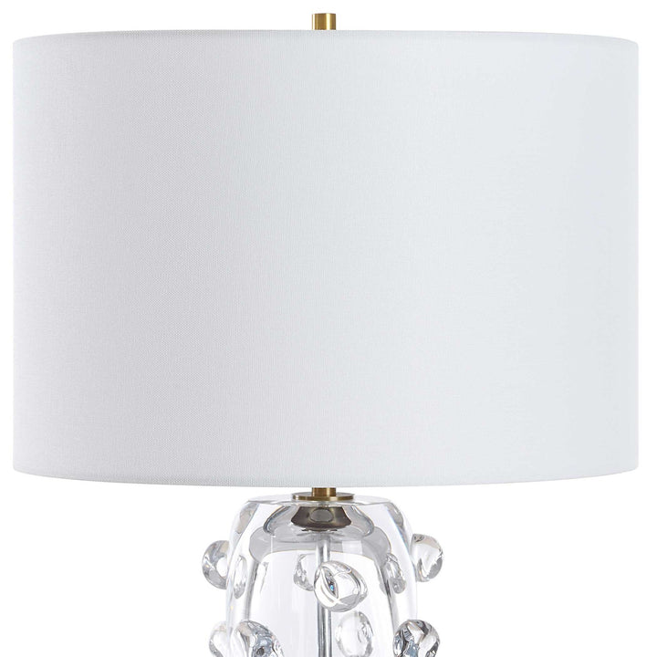 UTTERMOST, AURA CLEAR TABLE LAMP, TABLE LAMPS