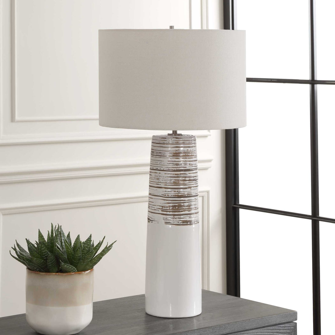 UTTERMOST, Haven Glaze Table Lamp, TABLE LAMPS