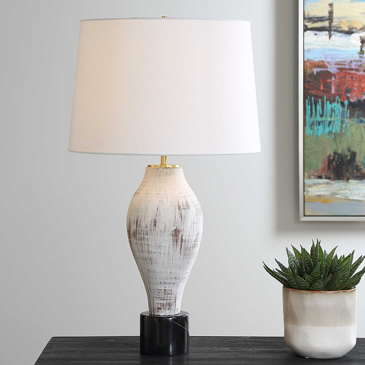UTTERMOST, MAGDALINE RUSTIC TABLE LAMP, TABLE LAMPS