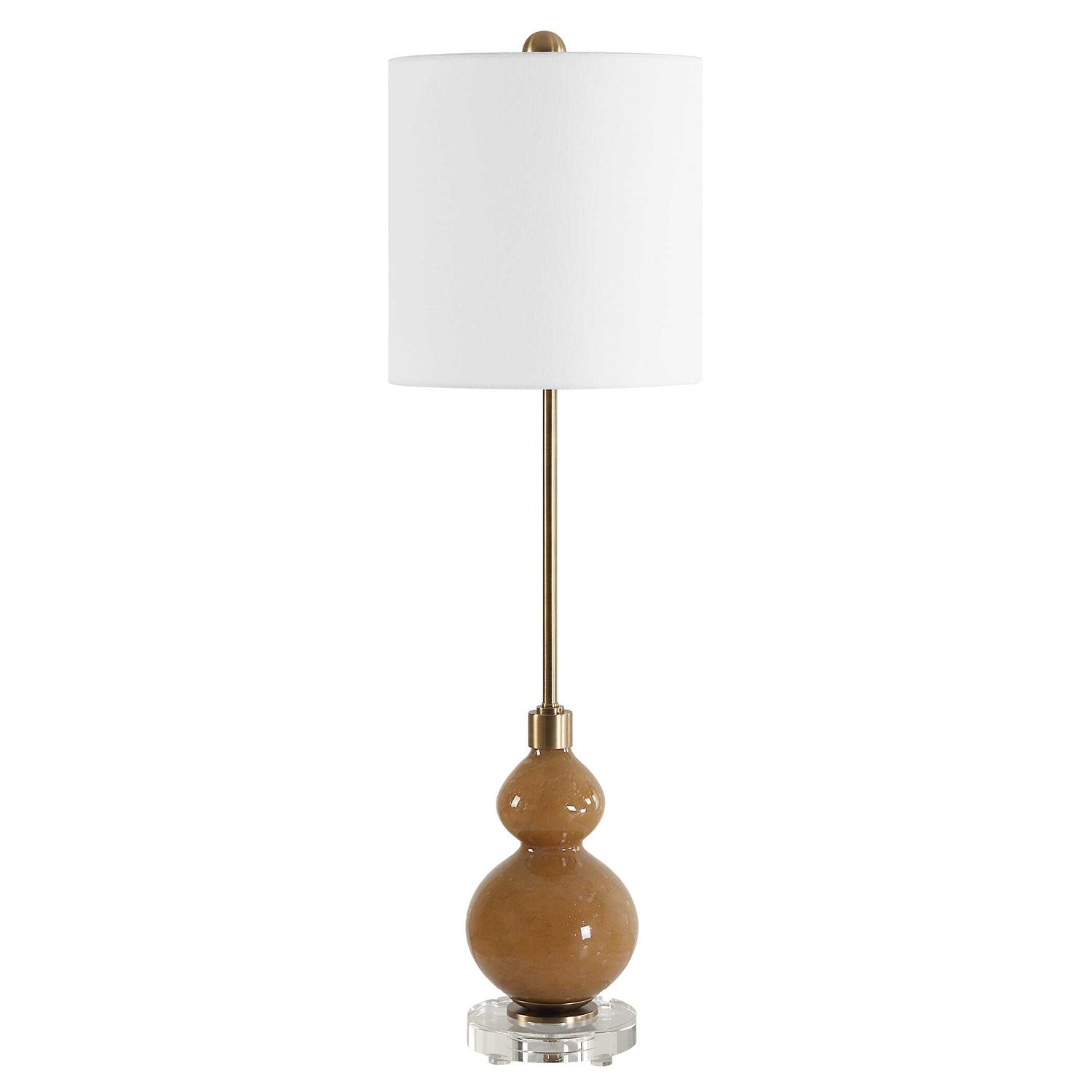 UTTERMOST, SIENNA CARAMEL BUFFET LAMP, TABLE LAMPS