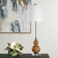 UTTERMOST, Sienna Caramel Buffet Lamp, TABLE LAMPS