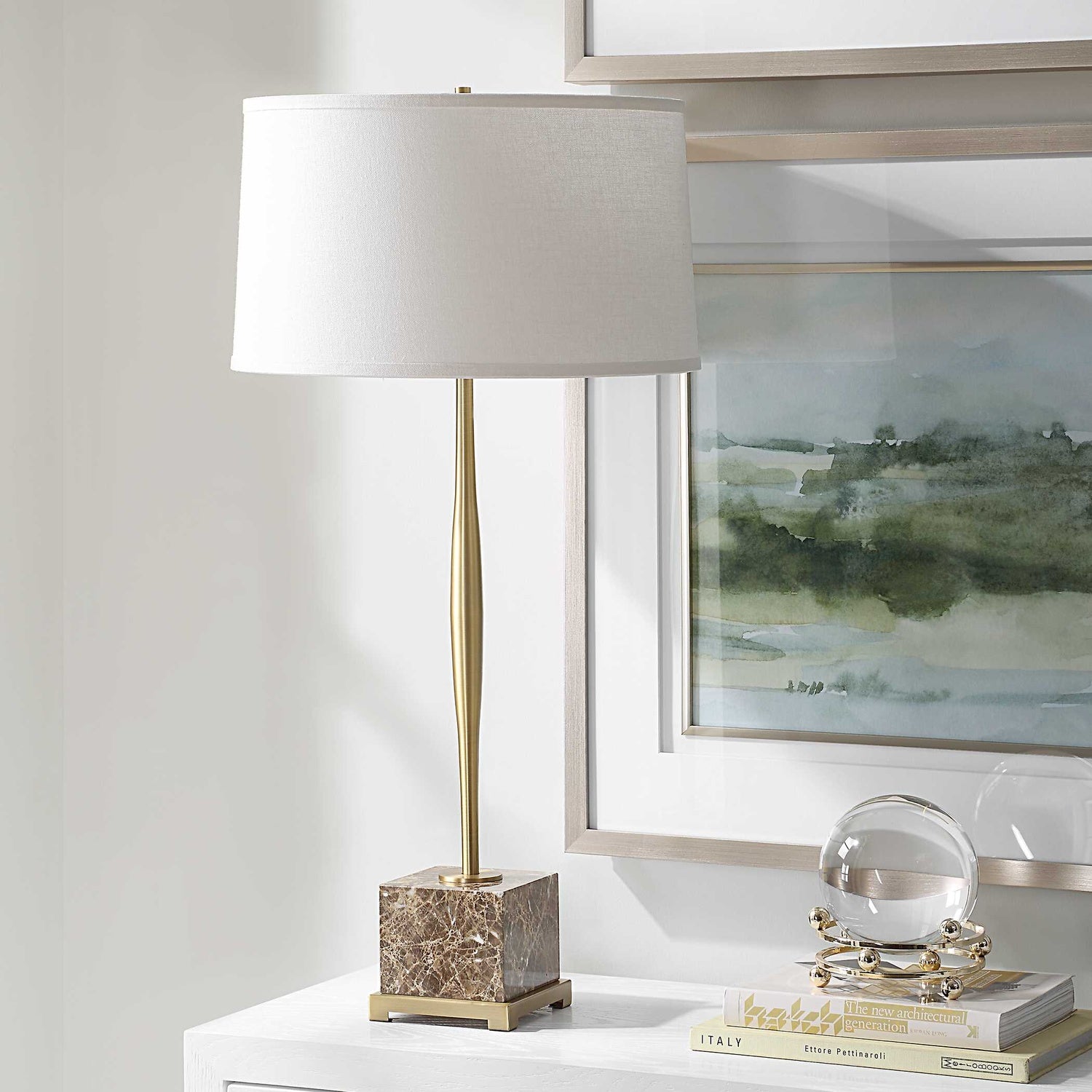 UTTERMOST, BOOKER THIN TABLE LAMP, TABLE LAMPS