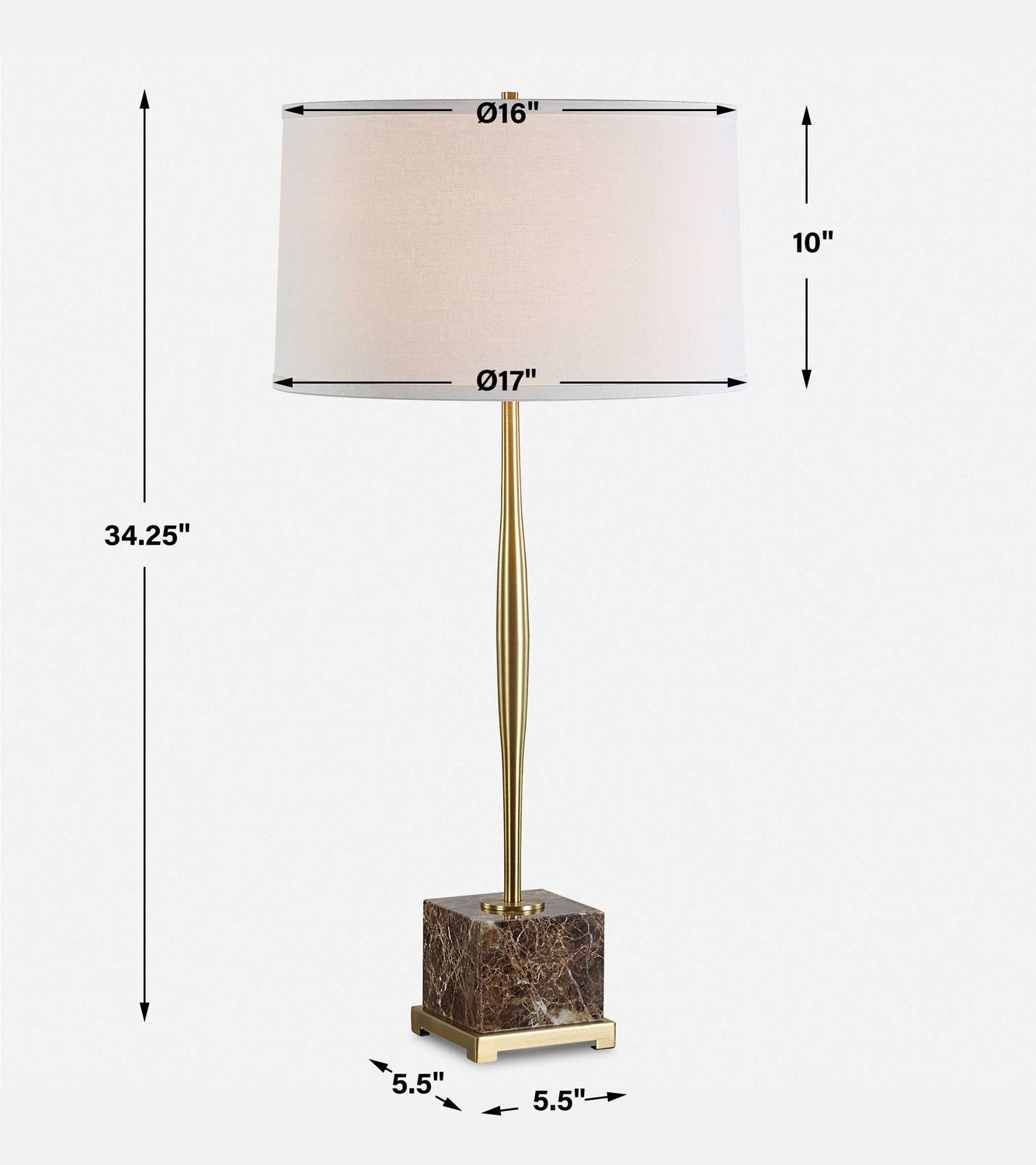 UTTERMOST, BOOKER THIN TABLE LAMP, TABLE LAMPS
