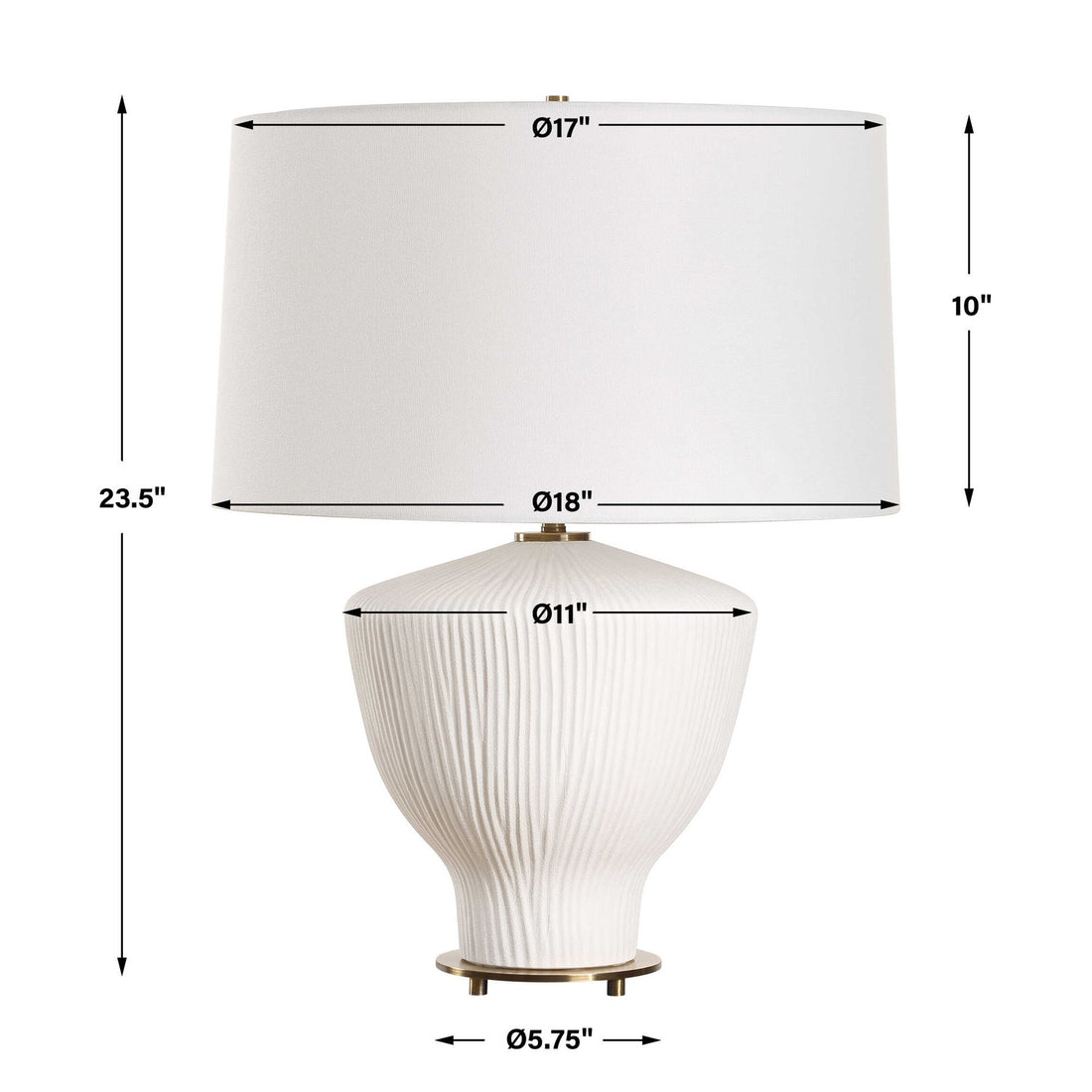 UTTERMOST, MAISIE TABLE LAMP, TABLE LAMPS