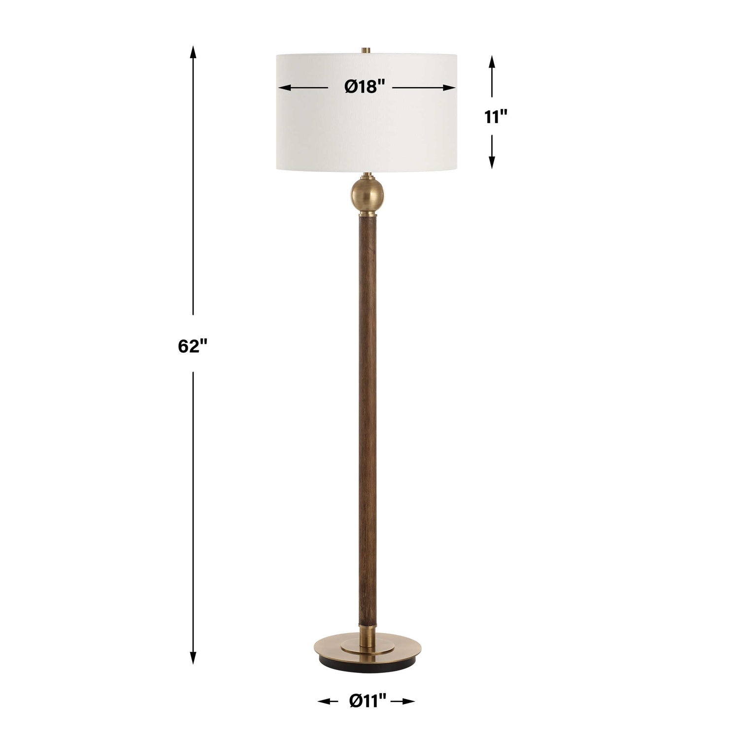 UTTERMOST, KEROS FLOOR LAMP, FLOOR LAMP