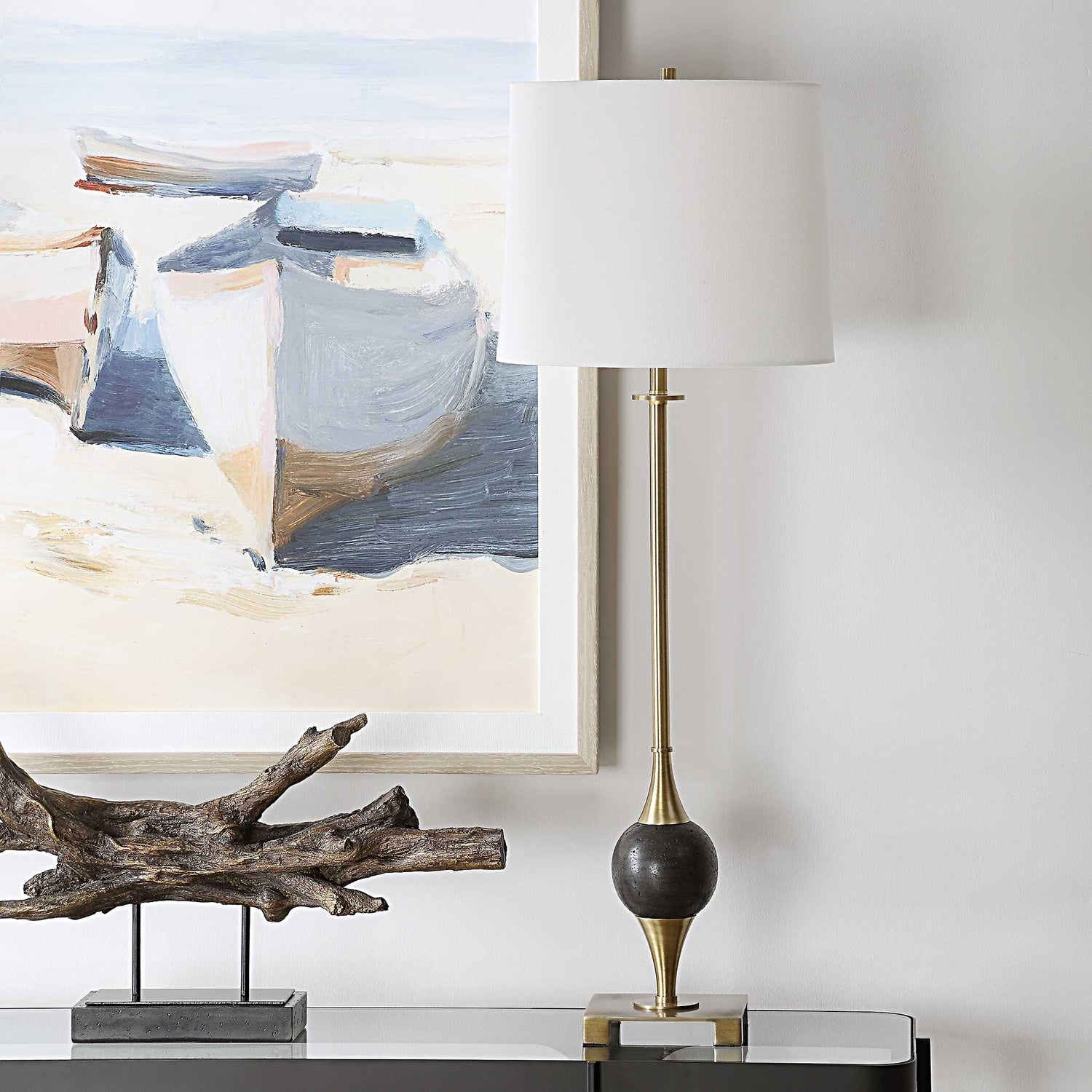 UTTERMOST, DEMPSEY BUFFET LAMP, TABLE LAMPS