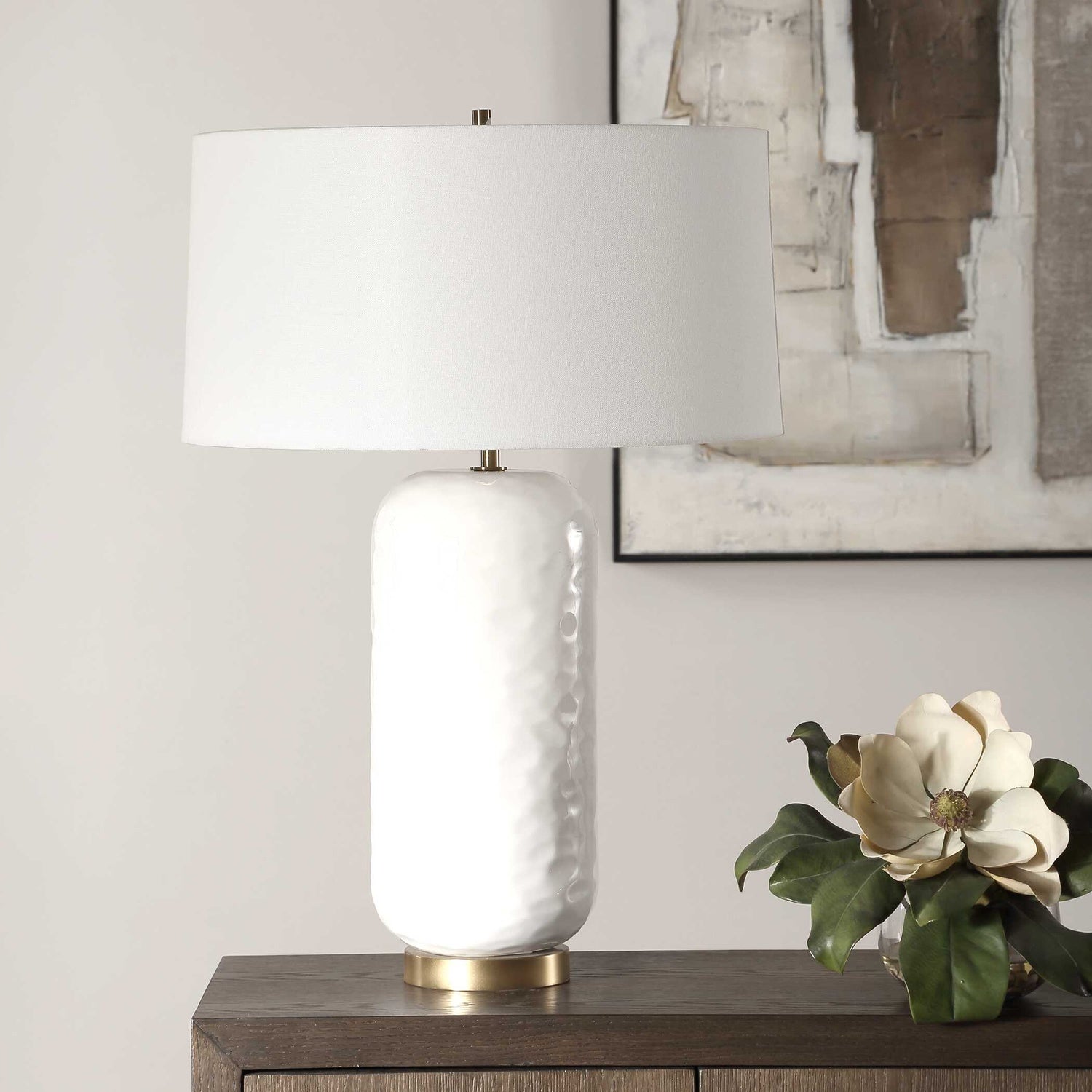 UTTERMOST, IONA GLAZE TABLE LAMP, TABLE LAMPS