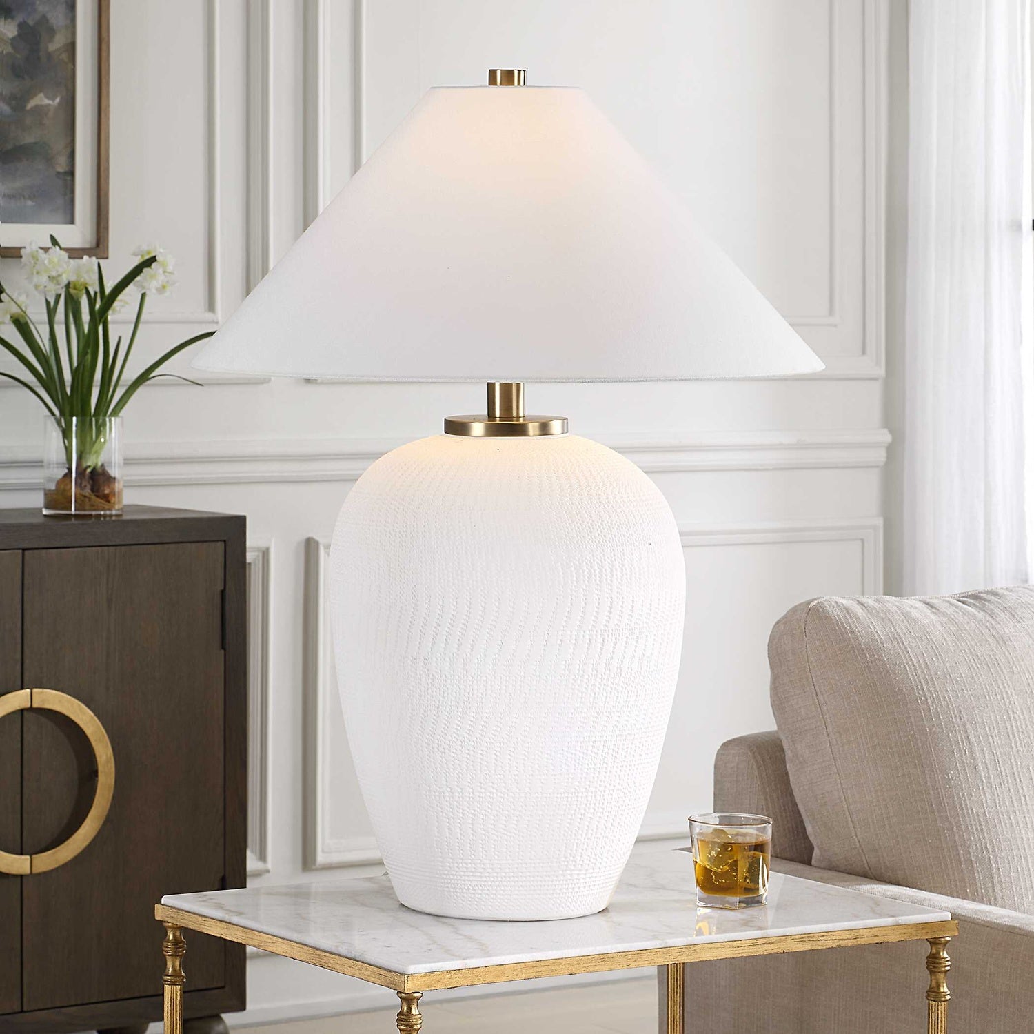 UTTERMOST, Merriton Matt Table Lamp, TABLE LAMPS