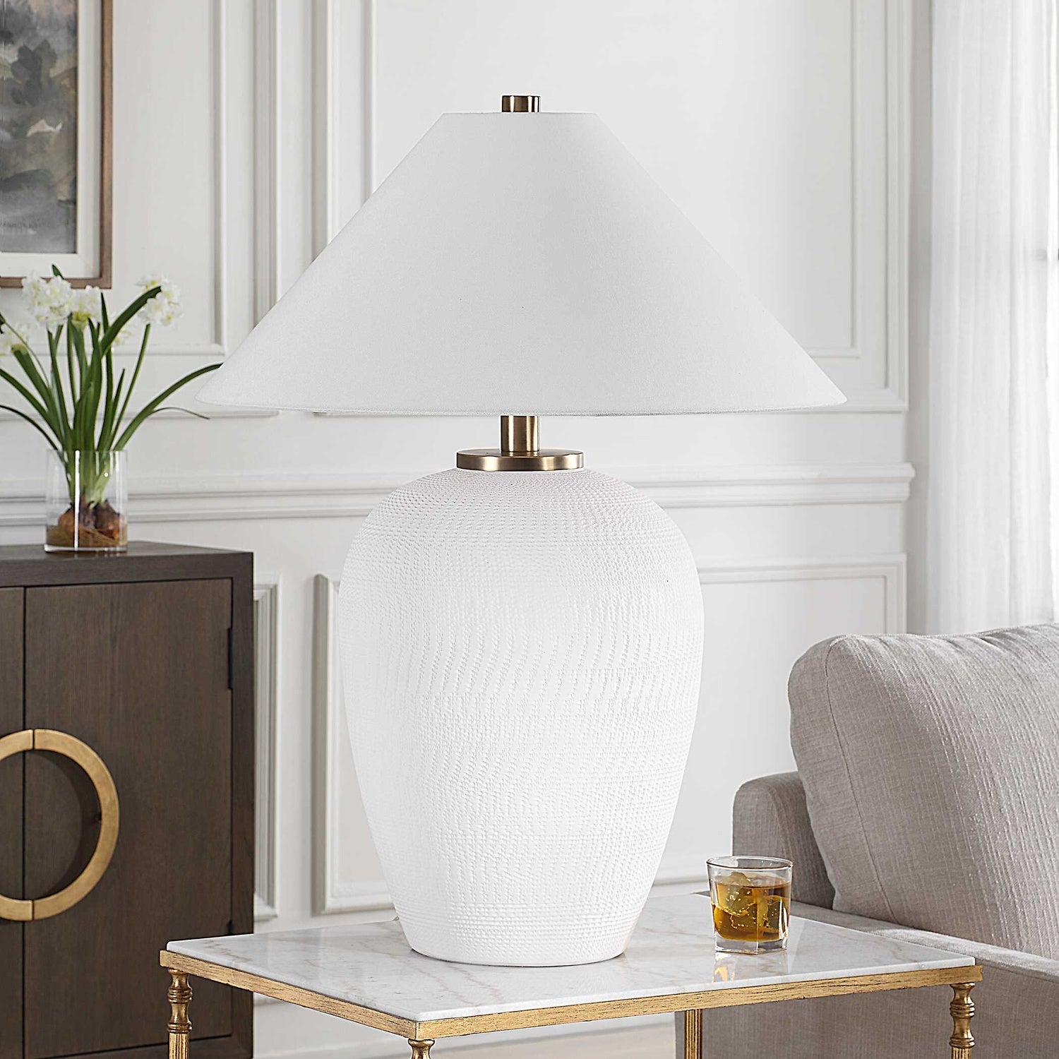 UTTERMOST, Merriton Matt Table Lamp, TABLE LAMPS