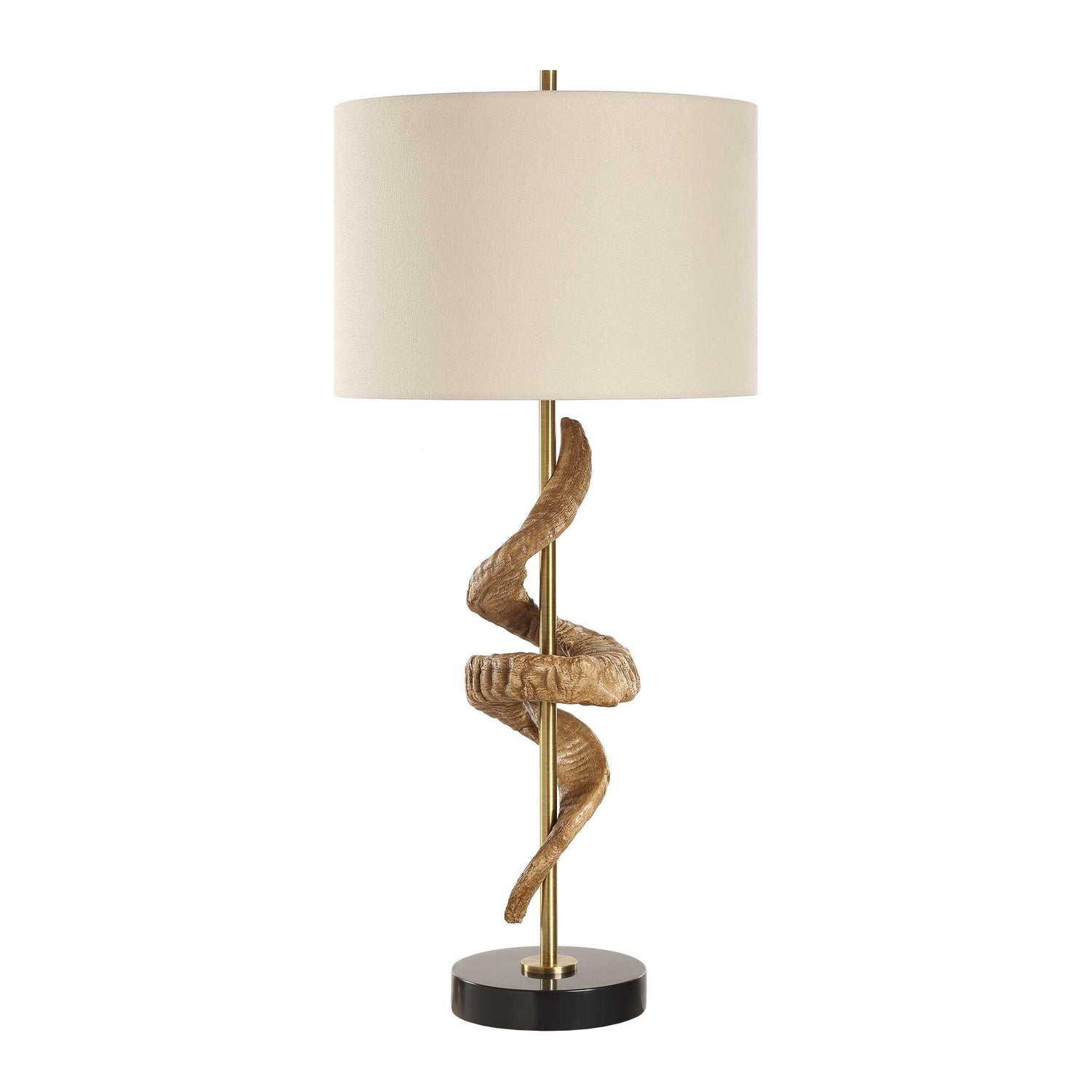 UTTERMOST, RAMS HORN TABLE LAMP, FLOOR LAMP