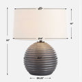 UTTERMOST, CHELSOM RIBBED TABLE LAMP, TABLE LAMPS