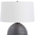 UTTERMOST, Chelsom Ribbed Table Lamp, TABLE LAMPS