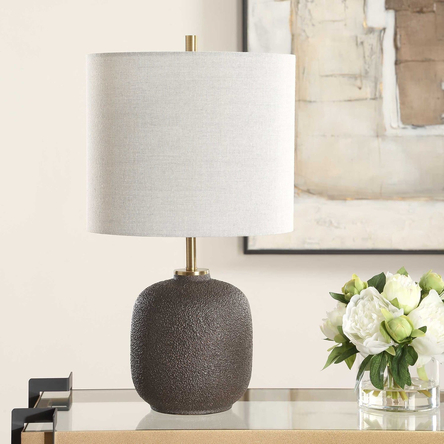 UTTERMOST, Blacktop Buffet Lamp, TABLE LAMPS