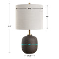 UTTERMOST, Blacktop Buffet Lamp, TABLE LAMPS