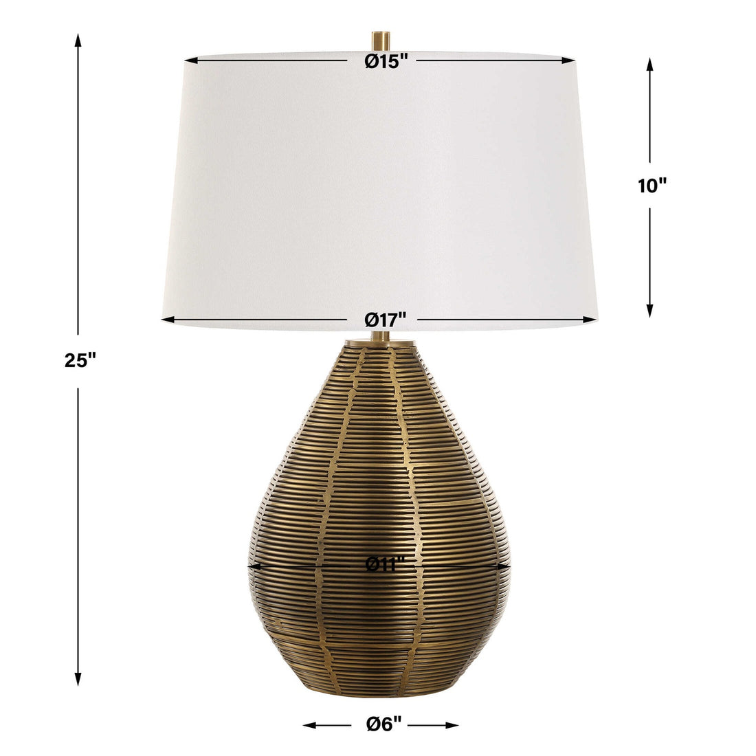 UTTERMOST, KNOWLES TABLE LAMP, TABLE LAMPS