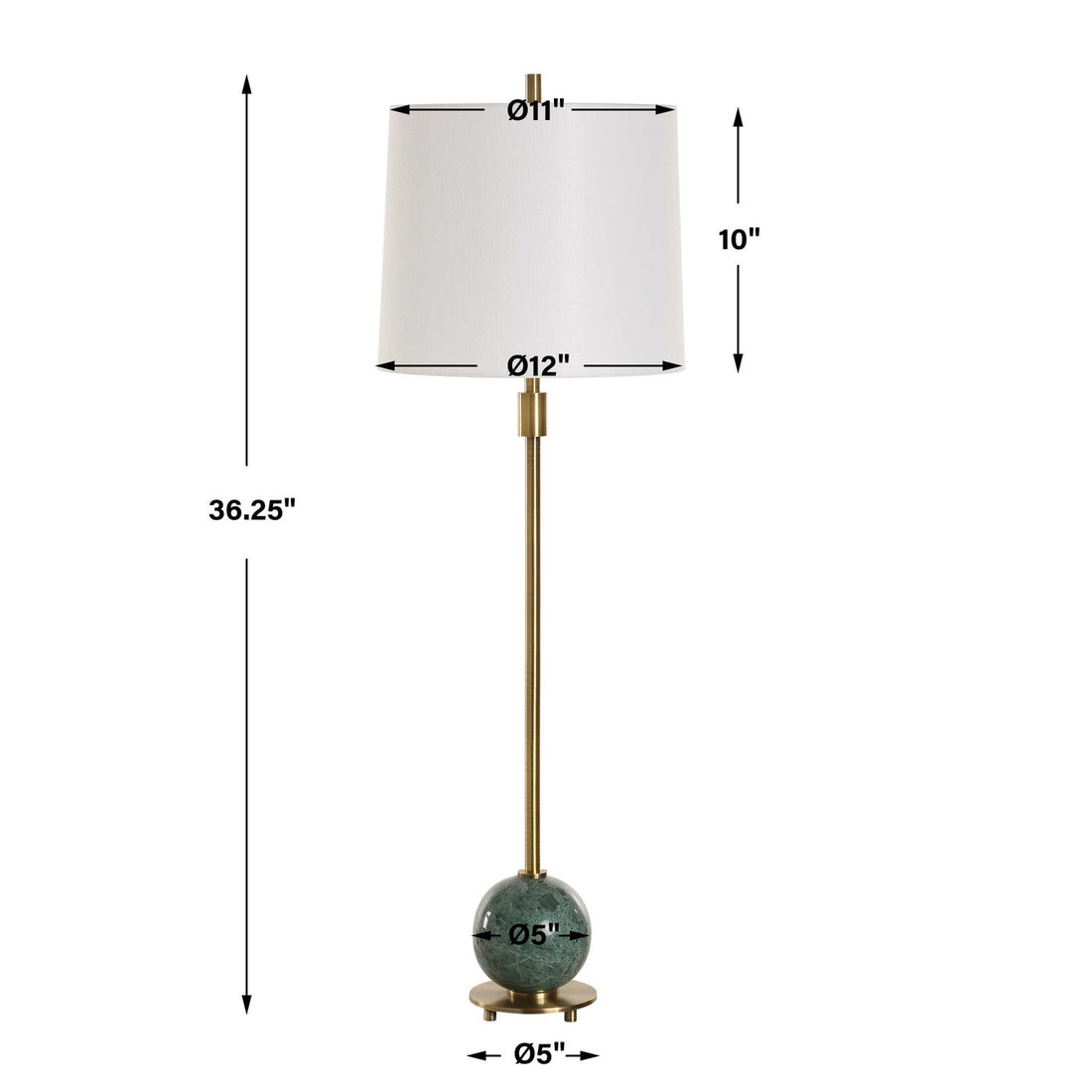 UTTERMOST, BLEDEL BUFFET LAMP, TABLE LAMPS