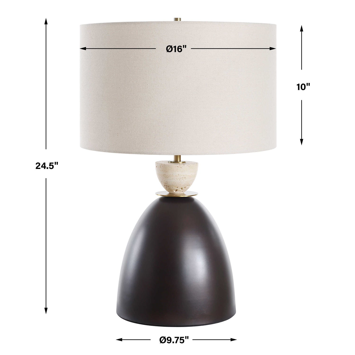 UTTERMOST, Procida Table Lamp, TABLE LAMPS