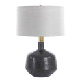 UTTERMOST, FLANAGAN MOTTLED GLOSS TABLE LAMP, TABLE LAMPS