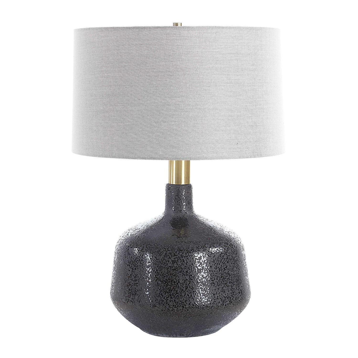 UTTERMOST, Flanagan Mottled Gloss Table Lamp, TABLE LAMPS