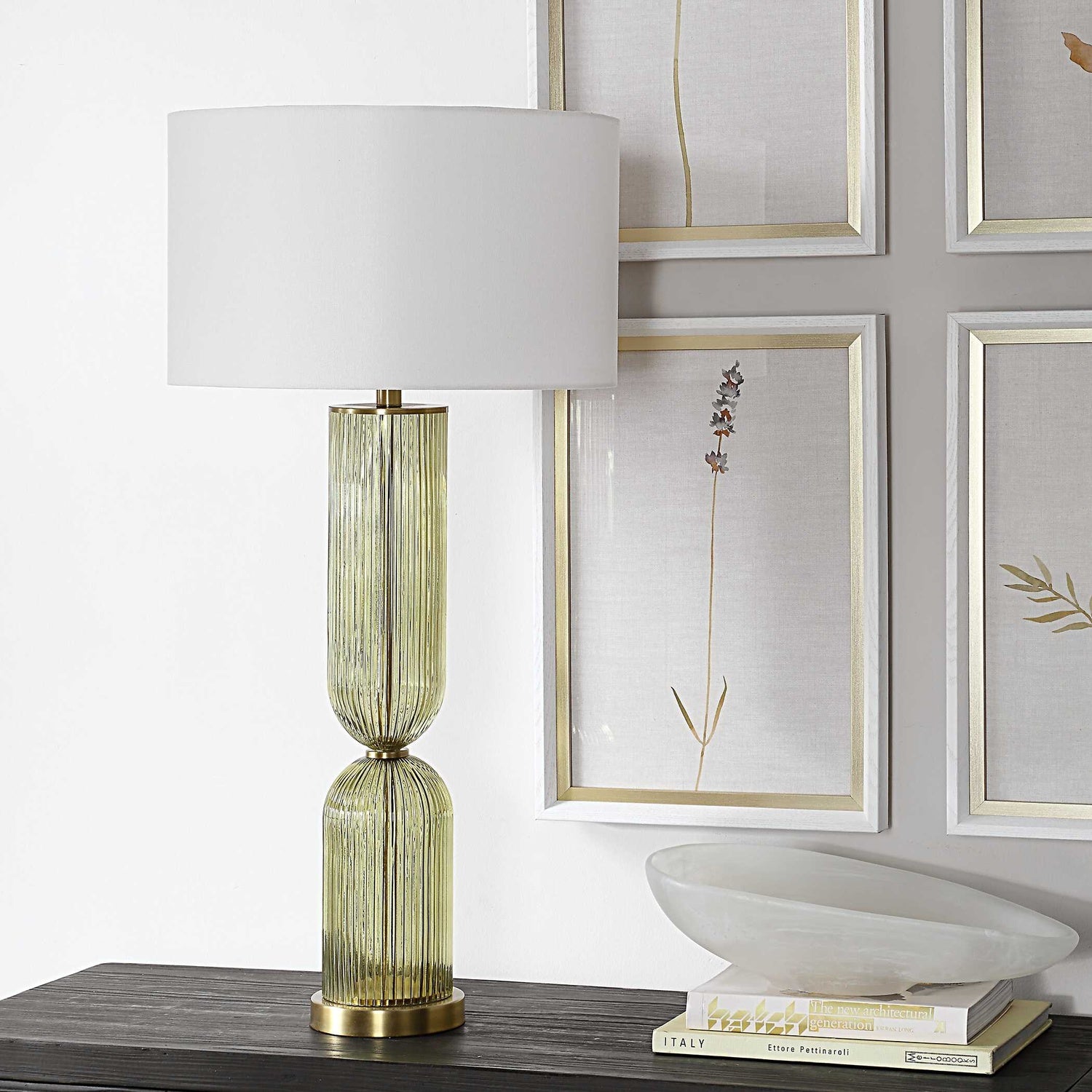 UTTERMOST, Mirah Olive Table Lamp, TABLE LAMPS