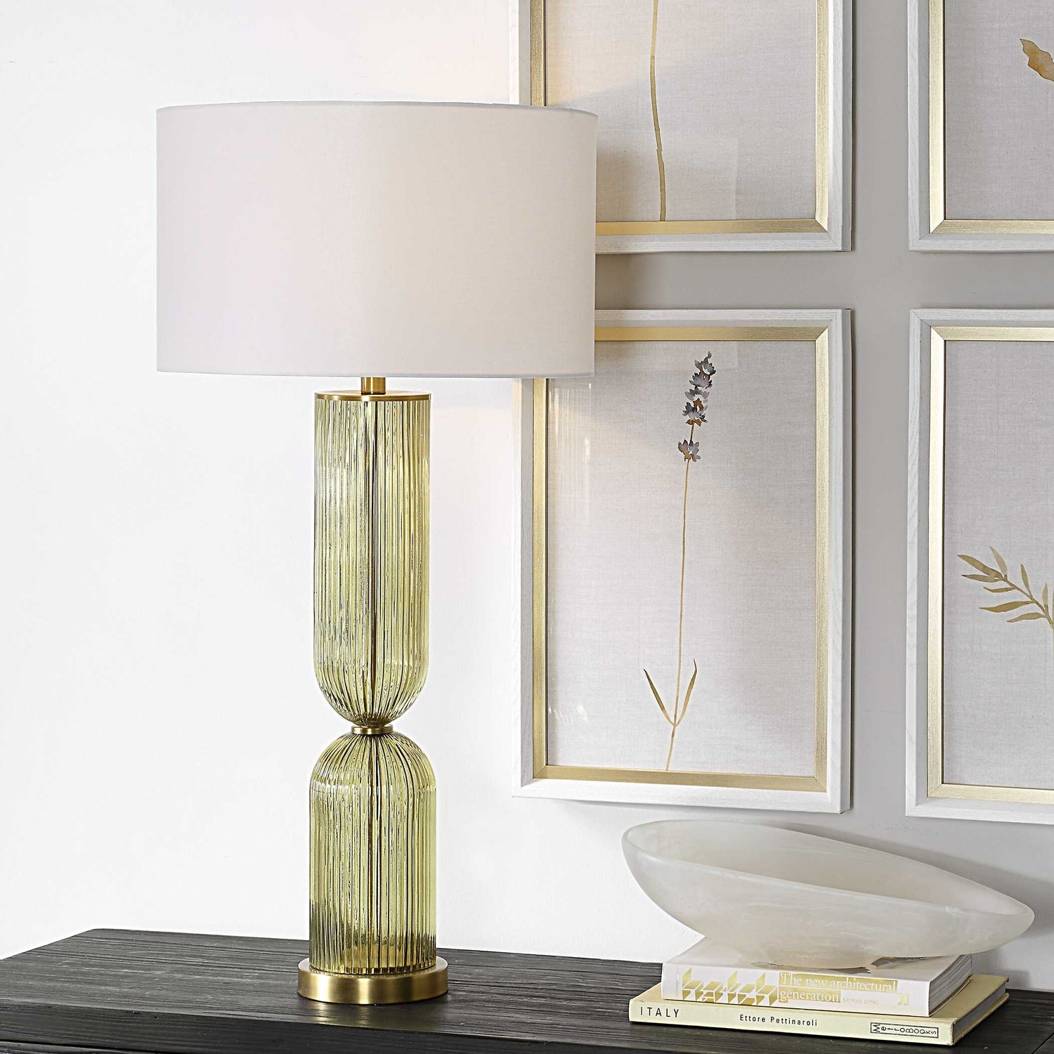UTTERMOST, MIRAH OLIVE TABLE LAMP, TABLE LAMPS