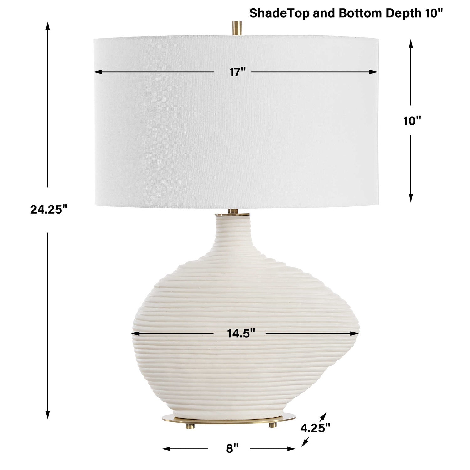 UTTERMOST, Duostacked Table Lamp, TABLE LAMPS