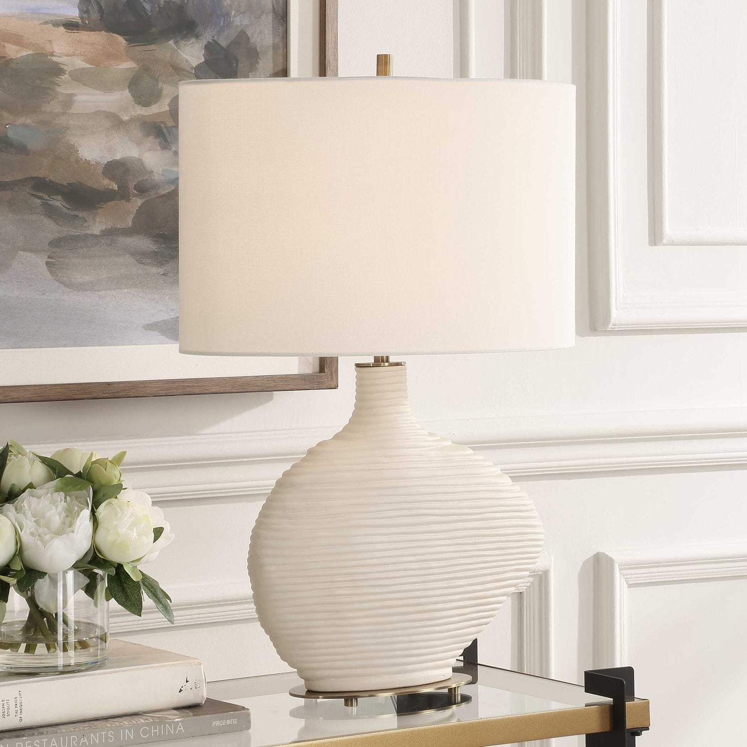 UTTERMOST, Duostacked Table Lamp, TABLE LAMPS