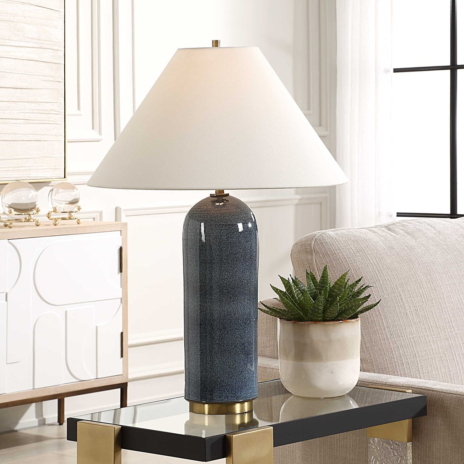 UTTERMOST, Mayetta Deep Table Lamp, TABLE LAMPS