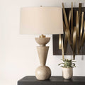 UTTERMOST, CULLUM GEOMETRIC TABLE LAMP, TABLE LAMPS