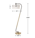 UTTERMOST, Irwin Curved Floor Lamp, FLOOR LAMP