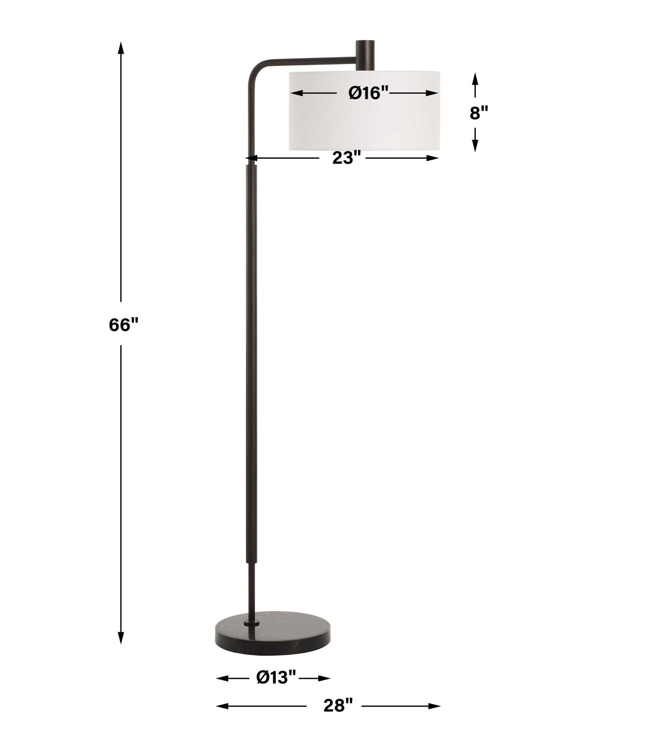 UTTERMOST, RICHIE FLOOR LAMP, FLOOR LAMP