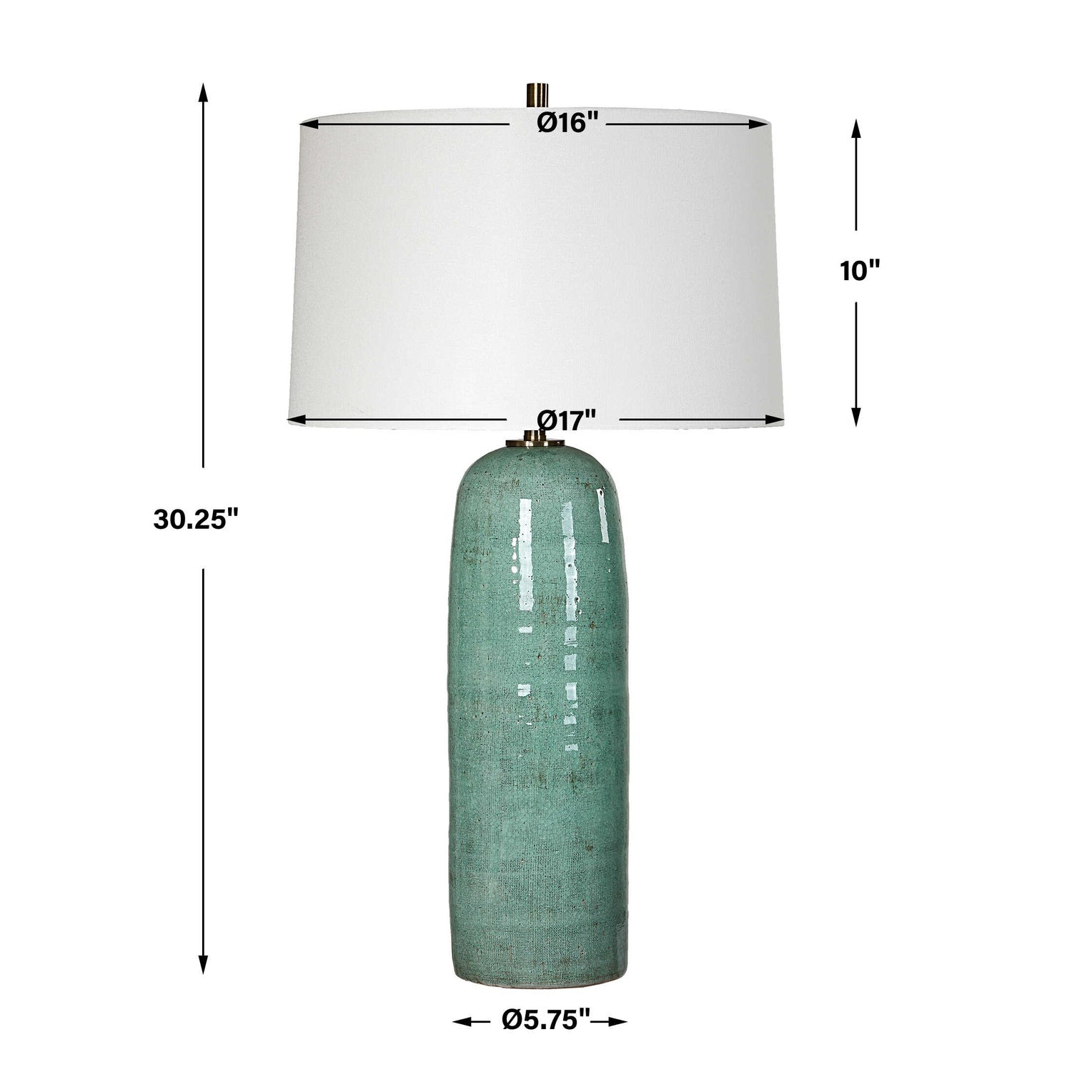 UTTERMOST, Andale Crackled Table Lamp, TABLE LAMPS