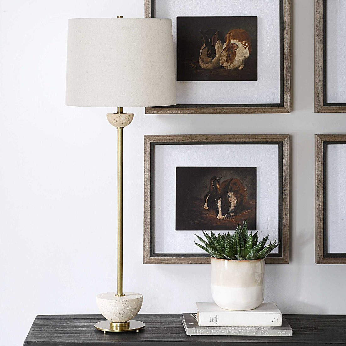 UTTERMOST, Hemisphere Buffet Lamp, TABLE LAMPS