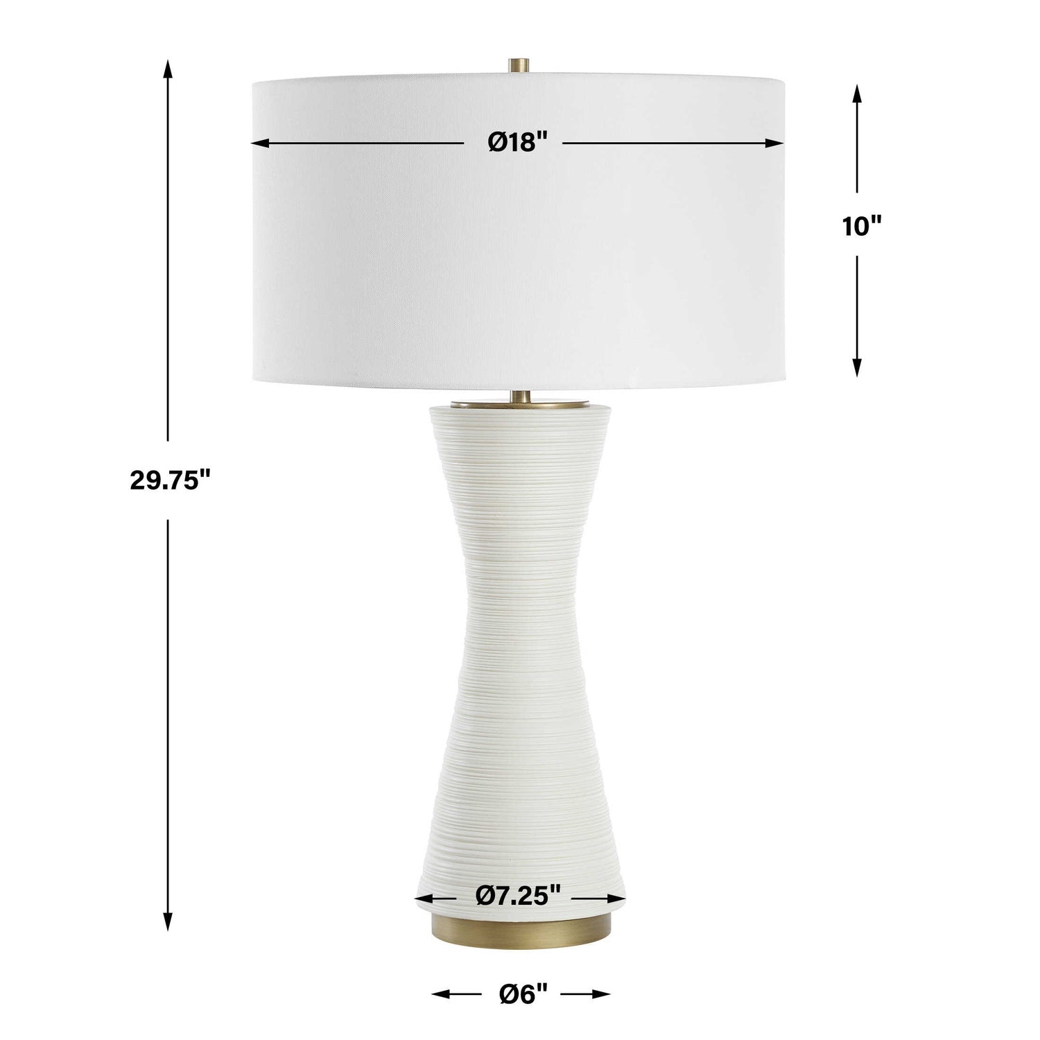 UTTERMOST, RIDGELINE MATTE TABLE LAMP, TABLE LAMPS