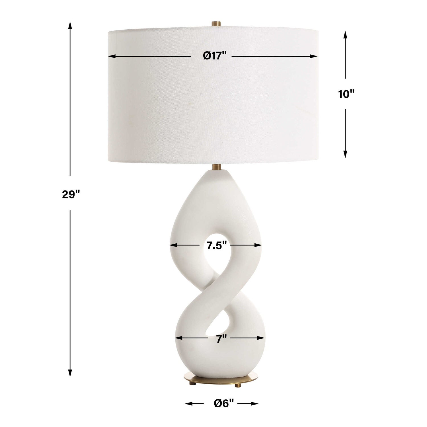 UTTERMOST, MERIDIAN TABLE LAMP, TABLE LAMPS