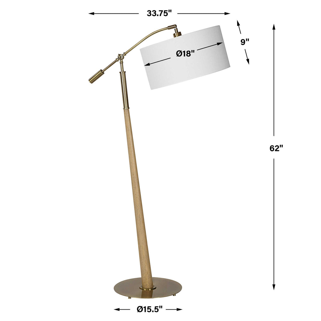 UTTERMOST, KENNETT FLOOR LAMP, FLOOR LAMP