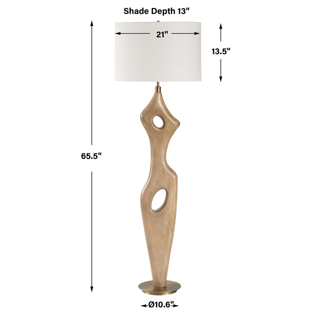 UTTERMOST, ALMYRA SOLID FLOOR LAMP, FLOOR LAMP