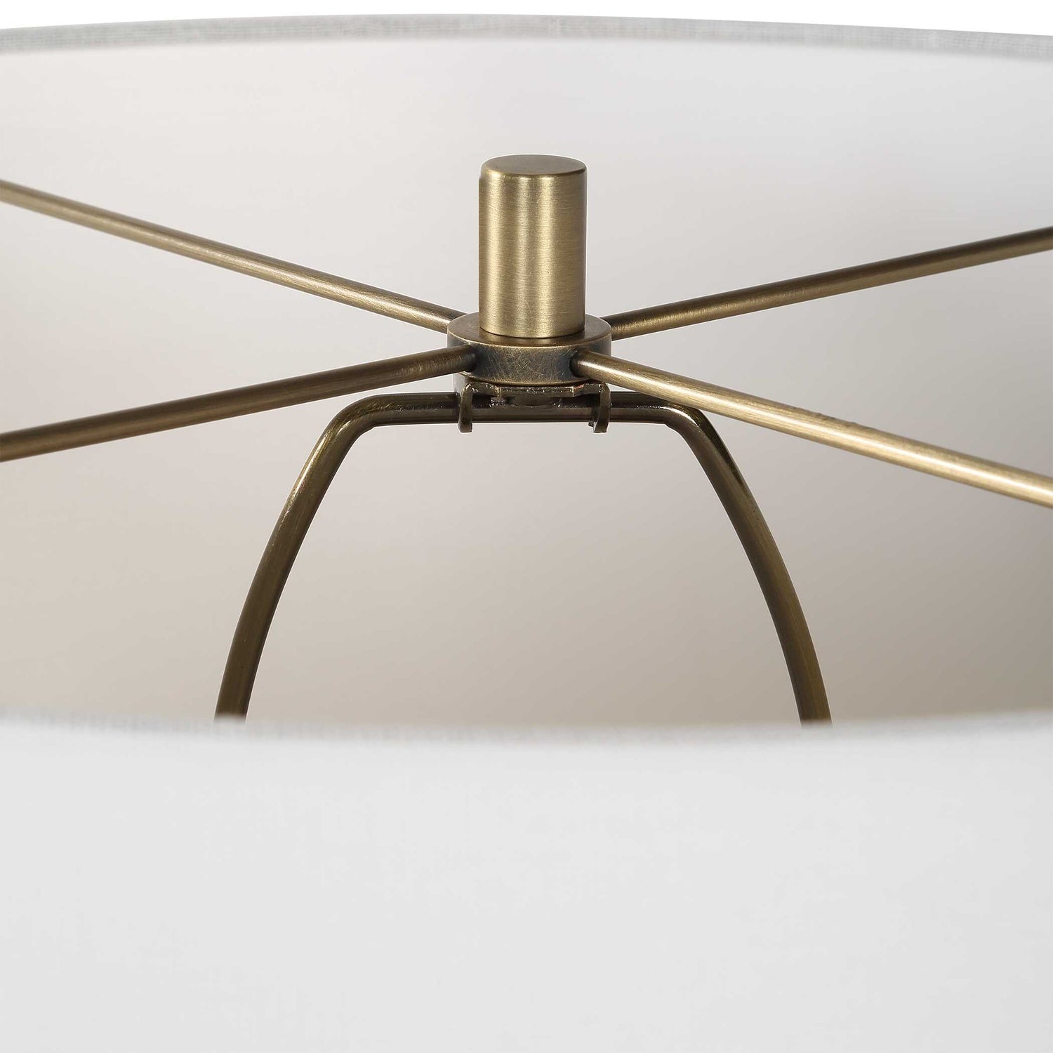 UTTERMOST, CORVAIR SCALLOPED TABLE LAMP, TABLE LAMPS