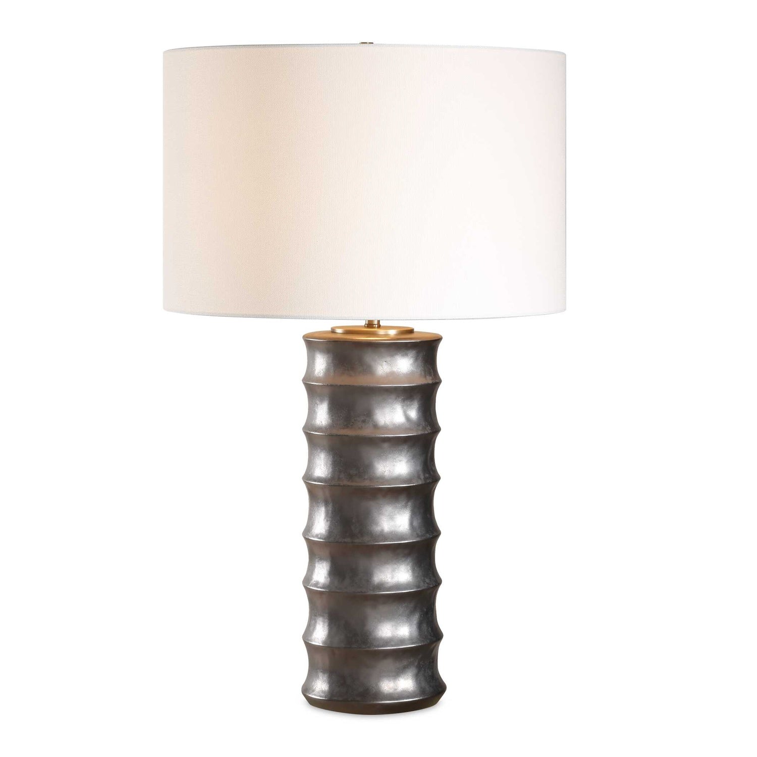 UTTERMOST, CORVAIR SCALLOPED TABLE LAMP, TABLE LAMPS